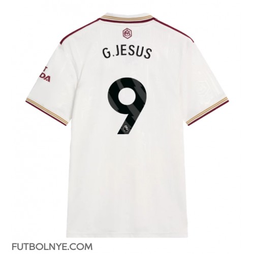 Camiseta Arsenal Gabriel Jesus #9 Tercera Equipación 2025-26 manga corta Camiseta Arsenal Gabriel Jesus #9 Tercera Equipación 2025-26 manga corta